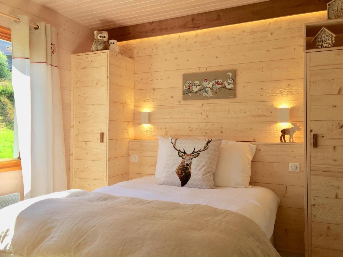 Chalet Le Flocon Bleu - Mauselaine Avec Vue Sur Le Lac De Gérardmer Екстериор снимка