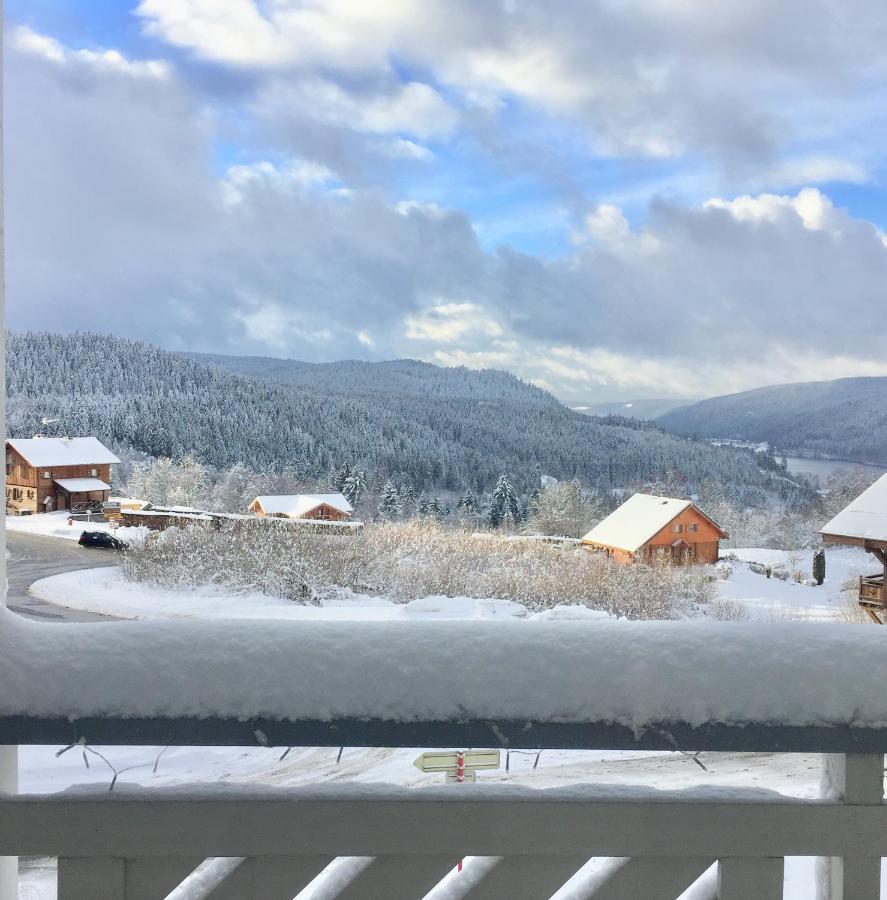 Chalet Le Flocon Bleu - Mauselaine Avec Vue Sur Le Lac De Gérardmer Екстериор снимка