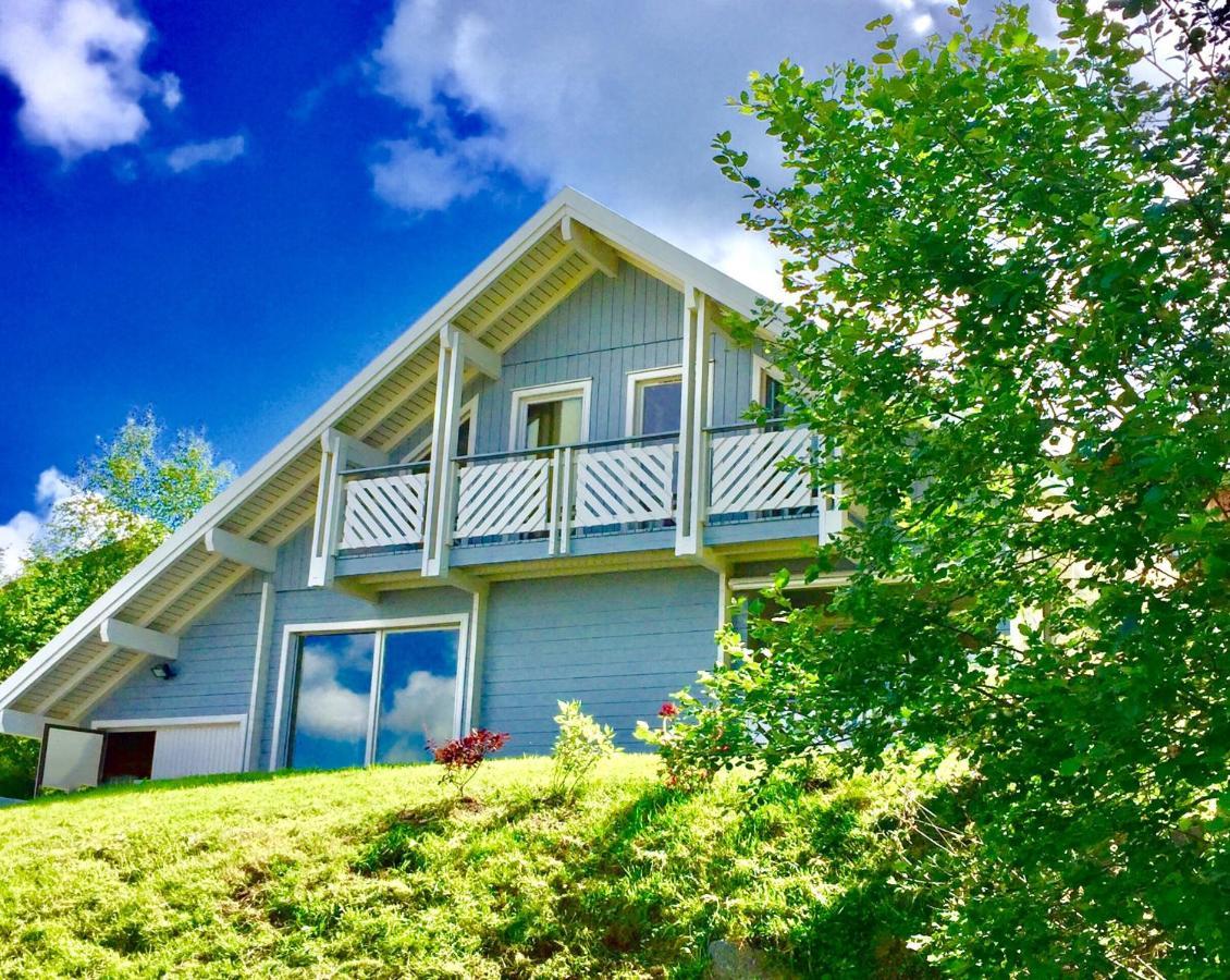 Chalet Le Flocon Bleu - Mauselaine Avec Vue Sur Le Lac De Gérardmer Екстериор снимка