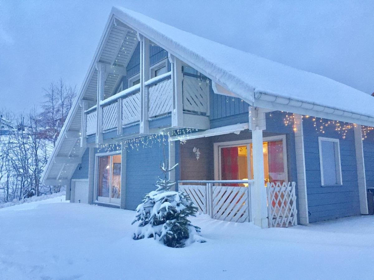 Chalet Le Flocon Bleu - Mauselaine Avec Vue Sur Le Lac De Gérardmer Екстериор снимка
