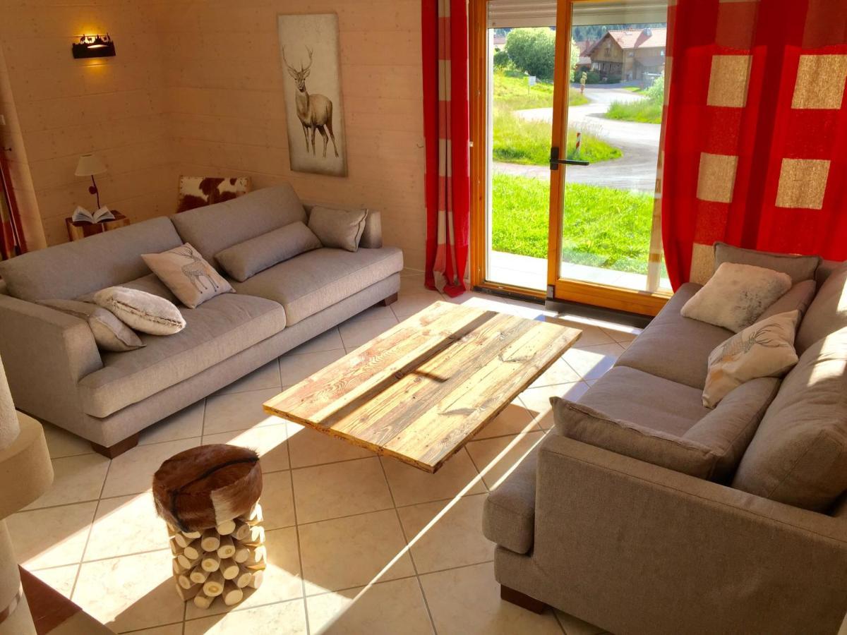Chalet Le Flocon Bleu - Mauselaine Avec Vue Sur Le Lac De Gérardmer Екстериор снимка